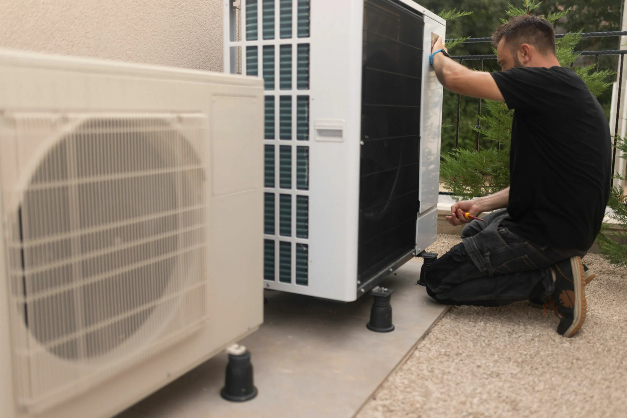 how to clean heat pump