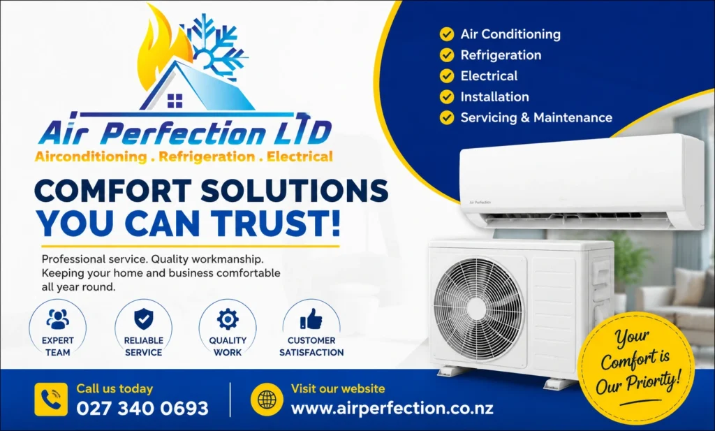 Panasonic heat pump service Auckland